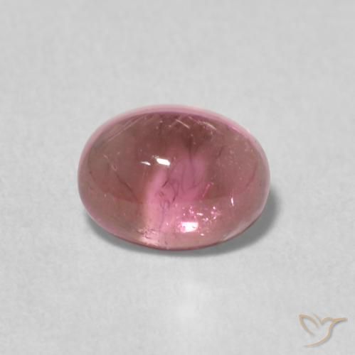 0.69ct 天然 濃いピンク トルマリン, 楕円形, 透明