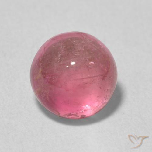 1.40ct 天然 パープルピンク トルマリン, ラウンド, 透明
