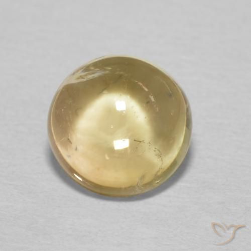 1.39ct 天然 ゴールド トルマリン, ラウンド, 透明