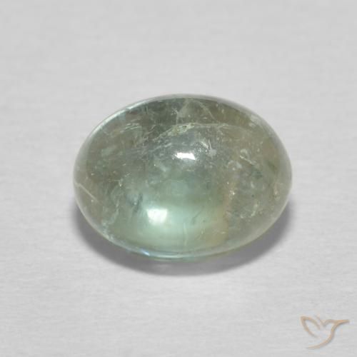 1.96ct 天然 非常に薄い緑 トルマリン, 楕円形, 透明