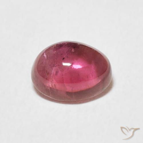 0.66ct 天然 濃いマゼンタ トルマリン, 楕円形, 透明