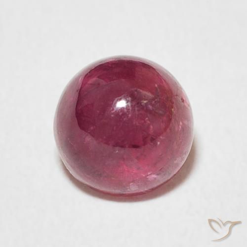 1.44ct 天然 濃いマゼンタ トルマリン, ラウンド, 透明