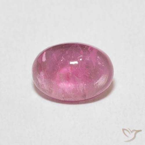 1.22ct 天然 バブルガムピンク トルマリン, 楕円形, 透明