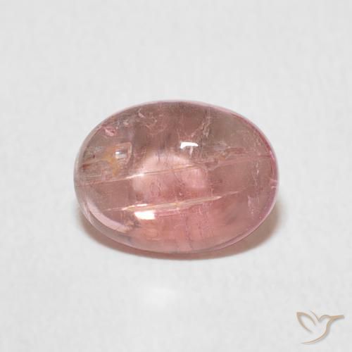 1.28ct 天然 ミディアムピンク トルマリン, 楕円形, 透明