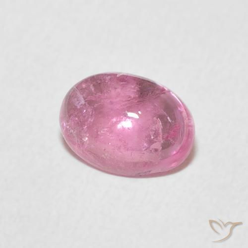 1.14ct 天然 バブルガムピンク トルマリン, 楕円形, 透明