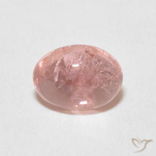 1.38ct 天然 ローズピンク トルマリン, 楕円形, 透明