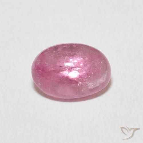 1.19ct 天然 ホットピンク トルマリン, 楕円形, 透明