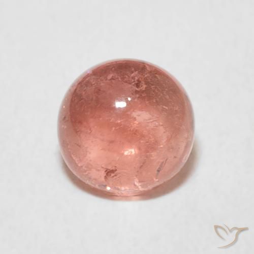 1.06ct 天然 赤みがかったピンク トルマリン, ラウンド, 透明