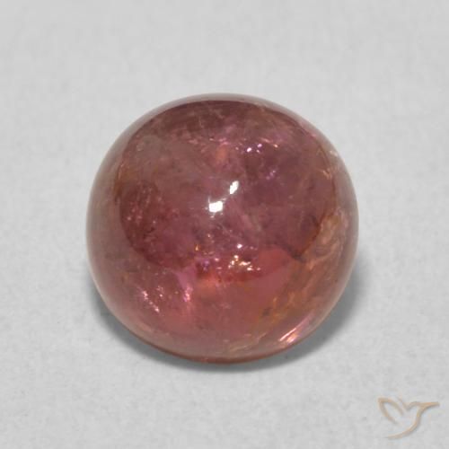 1.63ct 天然 Medium Dark-Pink トルマリン, ラウンド, 透明