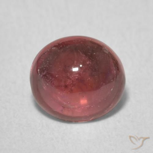 0.86ct 天然 ダークレッド トルマリン, 楕円形, 透明