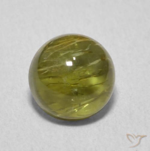 1.18ct 天然 ダークグリーン トルマリン, ラウンド, 透明
