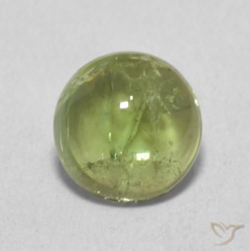 1.13ct 天然 薄いライブリーグリーン トルマリン, ラウンド, 透明