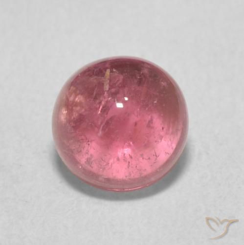 1.12ct 天然 赤みがかったピンク トルマリン, ラウンド, 透明