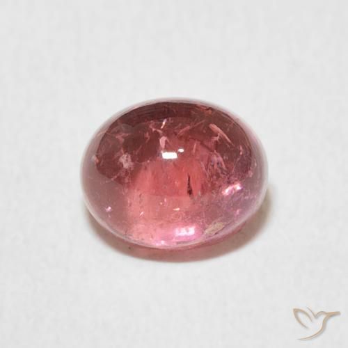 1.61ct 天然 ディープピンク トルマリン, 楕円形, 透明
