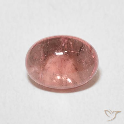 1.48ct 天然 ローズピンク トルマリン, 楕円形, 透明