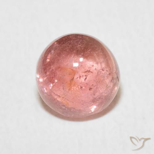 1.29ct 天然 ミディアムピンク トルマリン, ラウンド, 透明