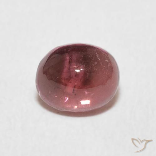 0.77ct 天然 ディープピンク トルマリン, 楕円形, 透明