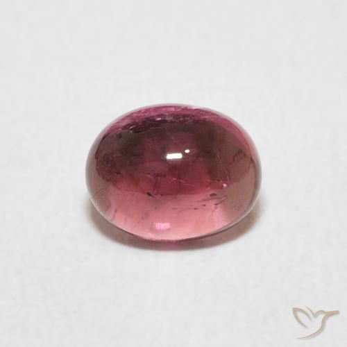 0.85ct 天然 フルーツパンチレッド トルマリン, 楕円形, 透明