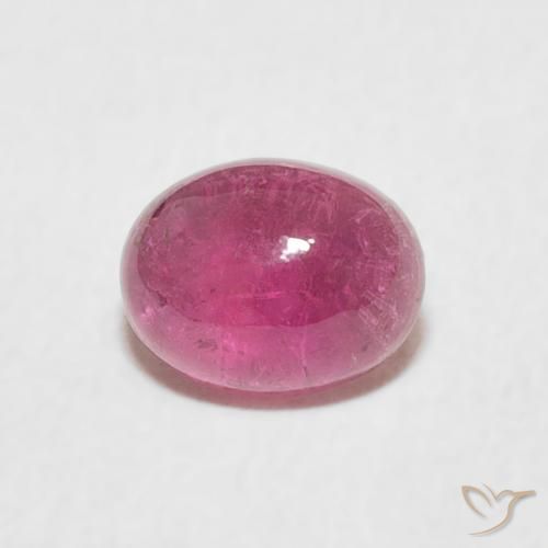 0.83ct 天然 ホットピンク トルマリン, 楕円形, 透明