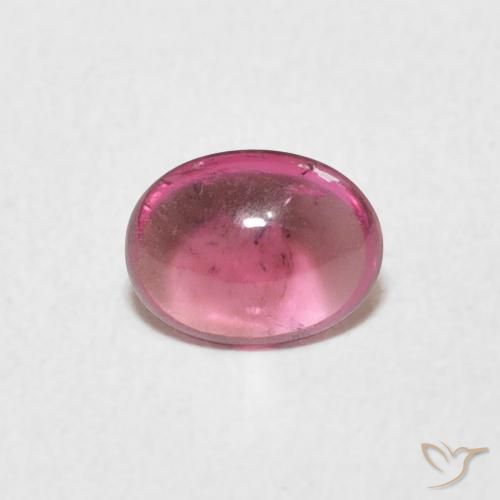 0.64ct 天然 ホットピンク トルマリン, 楕円形, 透明