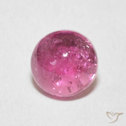 1.45ct 天然 ミディアムパープル トルマリン, ラウンド, 透明