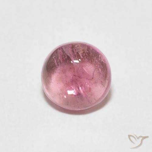 0.73ct 天然 Medium Light-Pink トルマリン, ラウンド, 透明