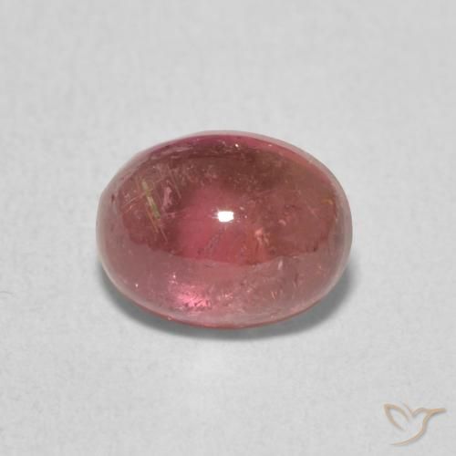 1.37ct 天然 濃いホットピンク トルマリン, 楕円形, 透明