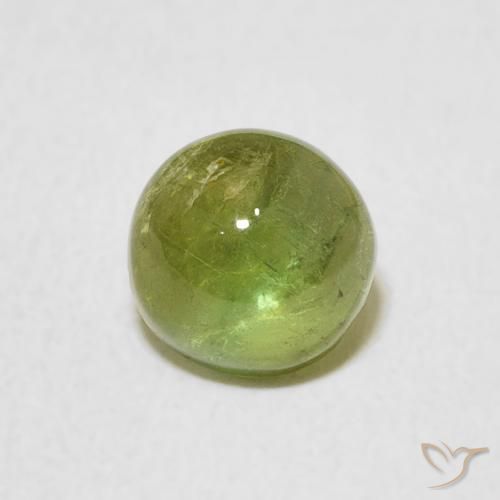 1.24ct 天然 ライトグリーン トルマリン, ラウンド, 透明