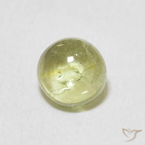 1.24ct 天然 ライトグリーン トルマリン, ラウンド, 透明