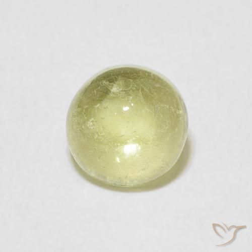 1.06ct 天然 ライトグリーン トルマリン, ラウンド, 透明