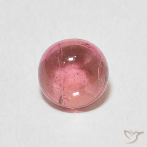 1.06ct 天然 ライトピンク トルマリン, ラウンド, 透明