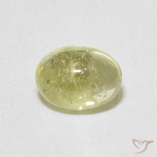 1.36ct 天然 ライトイエロー トルマリン, 楕円形, 透明