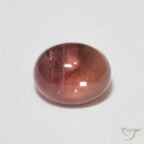 1.38ct 天然 ミディアムピンク トルマリン, 楕円形, 透明
