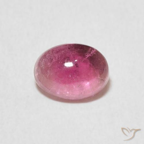 0.95ct 天然 ピンクがかったパープル トルマリン, 楕円形, 透明