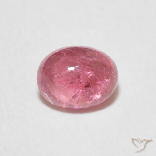 0.86ct 天然 バブルガムピンク トルマリン, 楕円形, 透明