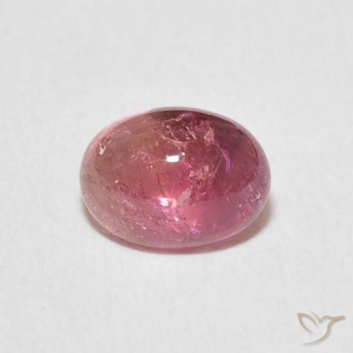 1.35ct 天然 ミディアムピンク トルマリン, 楕円形, 透明