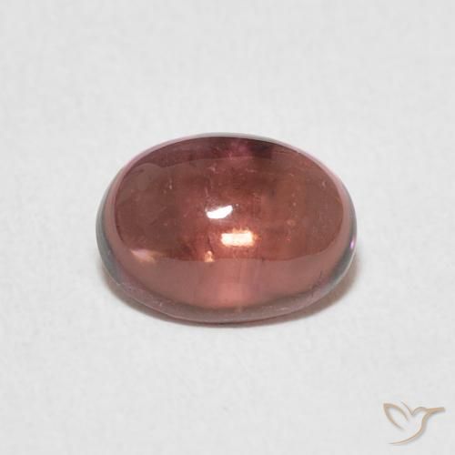 1.12ct 天然 ダークピンク トルマリン, 楕円形, 透明