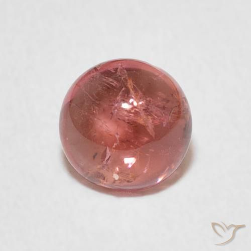 0.93ct 天然 ラズベリーピンク トルマリン, ラウンド, 透明