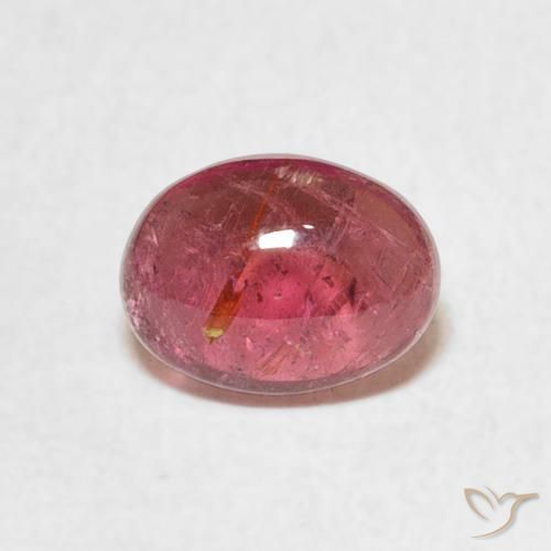 1.35ct 天然 オレンジがかったピンク トルマリン, 楕円形, 透明