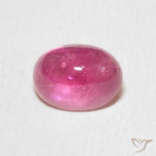 1.53ct 天然 濃いマゼンタ トルマリン, 楕円形, 透明
