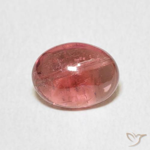 1.28ct 天然 オレンジがかったピンク トルマリン, 楕円形, 透明