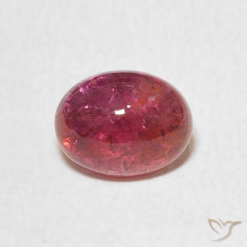 1.70ct 天然 オレンジがかったピンク トルマリン, 楕円形, 透明