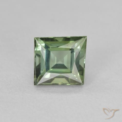 1.58ct 天然 薄いアースグリーン トルマリン, ファンシー, VVS