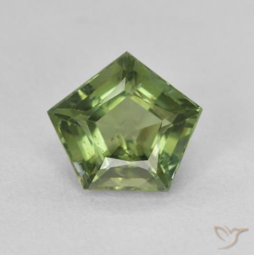 2.03ct 天然 ミディアムグリーン トルマリン, ファンシー, VVS