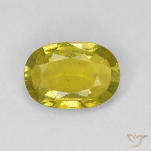 2.06ct 天然 ミディアムイエロー トルマリン, クッション, VS
