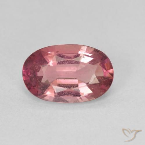 1.48ct 天然 濃いピンク トルマリン, 楕円形, VVS-VS