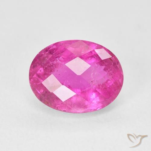 3.20ct 天然 ホットピンク トルマリン, 楕円形, VS
