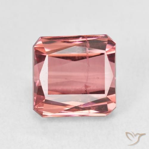 2.78ct 天然 ディープピンク トルマリン, エメラルドカット, SI