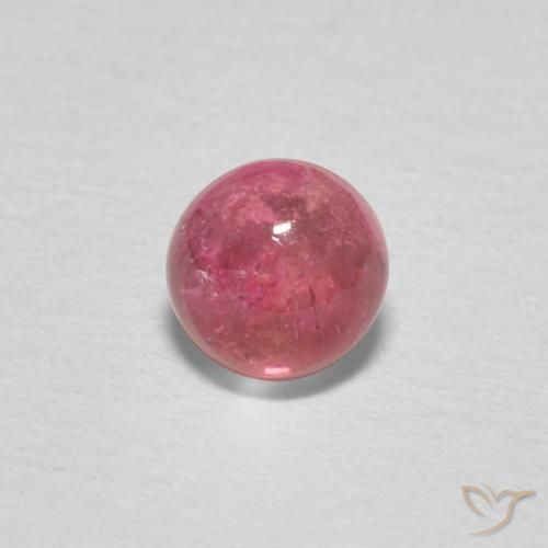 0.62ct 天然 ライトピンク トルマリン, ラウンド, 透明