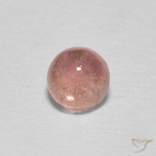 0.64ct 天然 ミディアムピンク トルマリン, ラウンド, 透明